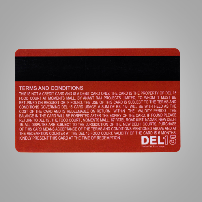 Magnetic Swipe Cards